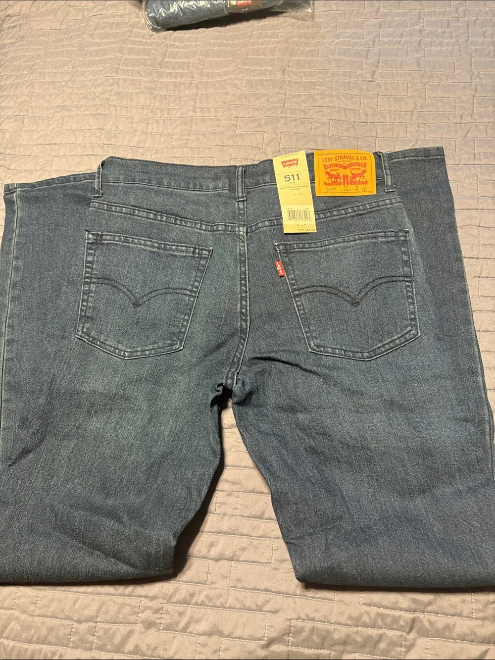 Levi's Kids 511 Slim Jeans in Dark Blue Denim